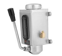 Walfront Manual Lubricator Oil Pump CNC Oiler 500CC Double Outlet Port for Milling, Punching and Cutting Machine Equipment