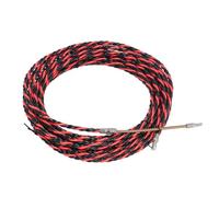 Walfront Manual Wire Threader Electrical Wire Threader Flat Head Electrician Threading Device Cable Puller with Gloves Cable Ties for Telecommunications (Plastic Steel 3)