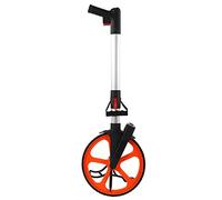 Walfront Measuring Wheel Distance Rolling Measuring Wheel 12in Mechanical Counter 0-9999.9ft 0-9999.9m One Key to Reset Collapsible with Carrying Bag