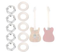 Walfront Metal Electric Guitar Nuts Set Anti-deformation Easy Install Suitable for Electric Guitar Nuts Smooth Surface for Bass (M8)