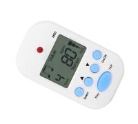 Walfront Metronome for Guitar Mini Tempo Digital Piano Beat Tap M50 Multifunctional Clamp/Holder On Chord Speaker Portable Earphone Jack Music Device Timer, with Test Tempo, Double Channel (White)