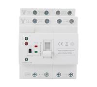 Walfront Mini ATS 4P 80A Automatic Transfer Switch for Home Generator Fast Changeover Automatic Manual Dual Power Electrical Selector DIN Rail Mount