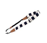 Walfront No Drill Ukulele Strap Adjustable Double Hook Clamp on Uke Shoulder Strap Cotton Ukulele Belt Comfortable Suitable for String Instruments (Royal Blue)