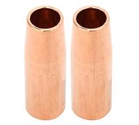 Walfront Non Stick Mig Welding Nozzle, 2pcs 21 50 1 2inch Copper Consumables Mig Welder Tips for Tweco Mini Welding Accessories