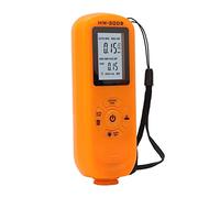 Walfront Paint Thickness Gauges Digital Coating Tester with Auto Power Off Data Storage 3 Units Measurement for Automotive Industrial Manufacturing (Orange)