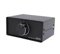 Walfront Passive 3 Way Stereo Sound Converter 1 In 3 Out Balanced Sound Converter XLR Interface Balanced Less Interference for Flexible Audio Selection