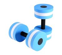 Walfront Pool Exercise Dumbbells EVA Foam Water Buoyancy Weights 10.6 X 5.9 in Lightweight Grip for Swimming Workout Strength Training Aquatic Fitness Adults