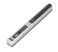 Walfront Portable Document Scanner 900DPI Handheld Business Scanning Equipment 3 Resolution Modes JPEG PDF Format USB2.0 Transmission Offline Scanning (Silver)