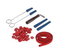 Walfront Professional Piano Tuner Kit, Wrench Rubber Mutes with Felt Temperament Strip, for Piano Maintenance and Tuning