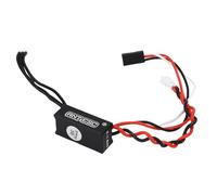 Walfront RC Crawler Car ESC Water Proof ESC Intelligent Switch Design 3A BEC Output Various Battery Adapter Cables for 1/12 1/16 1/18 1/24 Vehicle Model