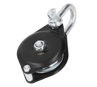 Walfront Rotating Hook Pulley 0.4T Load Capacity Alloy Steel Lifting Hook Pulley for Towing and Recovery on Rollback Wrecker and Car Winches Hoist