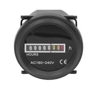 Walfront Round Hour Meter High Accuracy Quartz Mechanical Timer for