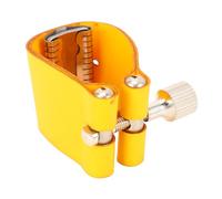 Walfront Saxophone Mouthpiece Leather Ligature Fastener Instrument Parts and Accessories Consistent Tone Production Optimized Performance Exquisite Craftsmanship Adjustable Screw