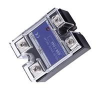Walfront Single Phase Solid State Relay for Industrial Automation, ABS Material, Efficient Heat Dissipation, 3-32VDC Input, 24-480VAC Load, for Voltage Regulation (80A)