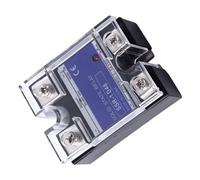 Walfront Single Phase Solid State Relay for Industrial Automation, ABS Material, Efficient Heat Dissipation, 3-32VDC Input, 24-480VAC Load, for Voltage Regulation (60A)