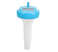 Walfront Solar Pool Thermometer Wireless Digital Water Temperature Gauge ABS Floating Thermometer for Swimming Pool Spa Hot Tub 24H Real Time Monitoring