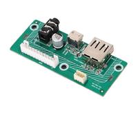 Walfront Speaker Charging Port Module USB Charging Board with 4 USB Ports High Strength PCB Material Replacement for Charge 3 TL Speakers
