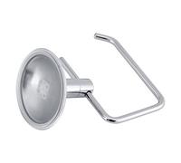 Walfront Stainless Steel Toilet Paper Holder, Suction Cup Wall Mount Bathroom Rack with Chrome Plating, Space Saving Non-Drill Installation for RV Home Office 5.31 X 3.15 Inches