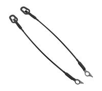 Walfront Tailgate Support Cable Set Metal Lift Gate Strap 2PCS OEM 55345124AB 55345125AB for 1500 2500 3500 1994 to 2002 Stable Support Quick Replacement