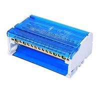 Walfront Terminal Block Distribution Box Din Rail 4-Level Single Phase Circuit Breaker with Transparent Dust Cover