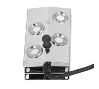 Walfront Ultrasonic Mist Maker 4 Heads, 1.5m Cable Length DC45-48V Ultrasonic Mist Maker Fogger with 1.7MHz Electronic Oscillation for Indoor Outdoor 2m², Improving Landscape Appeal