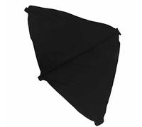 WALFRONT Universal Speaker Tripod Cover Polyester Adjustable Black Stage Accessories Scrim Skirt Skrim 360 Degree Lighting Decor Foot Pocket