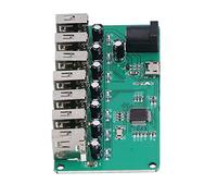 Walfront USB 2.0 Hub Module, 1 to 7 Port Drive Free Expansion Board with Intelligent Recognition and LED Indicators