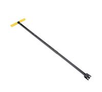 Walfront Water Meter Key Adjustable 15-28 Inch Shut Off Tool 4 Way Utility Key Multi Function T Handle 40CR Steel for Underground Stop Valve Waste Valve
