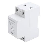 Walfront WiFi Timer Switch WiFi Water Leak Detector Smart Water Sensor 2P 40A Programmable APP Control Voice Control Time Switches for Home