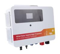 Walfront Wind Solar Hybrid Inverter 1000W Charge Controller Dual MPPT with LCD Display for Off Grid Power Supply 600W Wind + 400W Solar Inverter