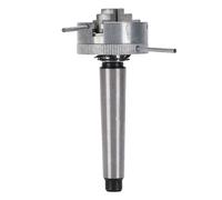 Walfront Wood Lathe Chuck 3 Jaw Self Centering Lathe Chuck Automatic Centering Adjustable Jaws MT2 Taper Arbor for Woodturning Drilling Machines