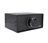 Walfront XLR Audio Switch Balanced Converter 3 in 1 Out XLR Stereo Selector Switcher Box with Volume Controller for 3 Way Stereo Passive Audio Selector