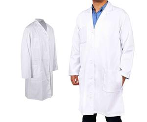 walgreen Lab Coat Hygiene Food Industry Uniform Solutions Lab/Doctors Coat/Warehouse/Hygiene Coat DIY Coat/Workwear Doctor Students School Coat, Laboratory Coat