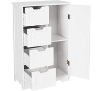 Walgreen Xample® Bathroom Storage Cabinet Wooden 4 Drawers Cupboard Free Standing Organizer Unit.