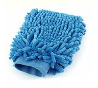 walgreen Xample Blue Microfibre Wash Mitt - Thick and Absorbent Scratch Ultra Soft Car Washing Gloves Cleaning Dusting Washing Glove Motorcycle Wash Gloves Noodle Sponge Tools