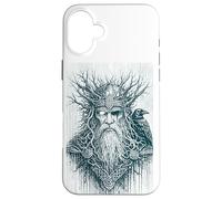 Walhalla Odin Dead Animals Raven Nordic Mythology Viking Case for iPhone 16 Plus
