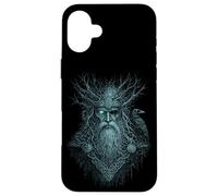 Walhalla Odin Dead Animals Raven Nordic Mythology Viking Case for iPhone 16 Plus