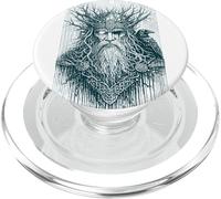 Walhalla Odin Dead Animals Raven Nordic Mythology Viking PopSockets PopGrip for MagSafe