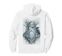 Walhalla Odin Dead Animals Raven Nordic Mythology Viking Pullover Hoodie