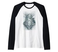 Walhalla Odin Dead Animals Raven Nordic Mythology Viking Raglan Baseball Tee