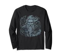 Walhalla Odin Ravens Fenrir Wolf Viking Long Sleeve T-Shirt