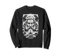 Walhalla Odins Dead Animals Raven Wolf Viking Ship Odin Sweatshirt