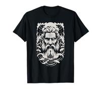 Walhalla Odins Dead Animals Raven Wolf Viking Ship Odin T-Shirt