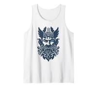 Walhalla Odins Dead Animals Ravens & Wolves Viking Ship Odin Tank Top