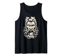 Walhalla Odins Dead Animals Ravens & Wolves Viking Ship Odin Tank Top