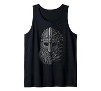 Walhalla Odins Helmet Dead Animals Raven Wolf Tree of Life Viking Tank Top