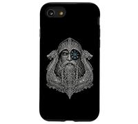Walhalla Odins View Nordic Mythology Vegvisir Viking Case for iPhone SE (2020) / 7/8