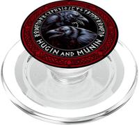 Walhalla Raven Ravens Odins Celtic Knot Runes Viking PopSockets PopGrip for MagSafe