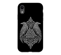 Walhalla Ravens Odins Runes Valknut Wotan's Knot Viking Case for iPhone XR