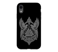 Walhalla Ravens Odins Runes Valknut Wotan's Knot Viking Case for iPhone XR